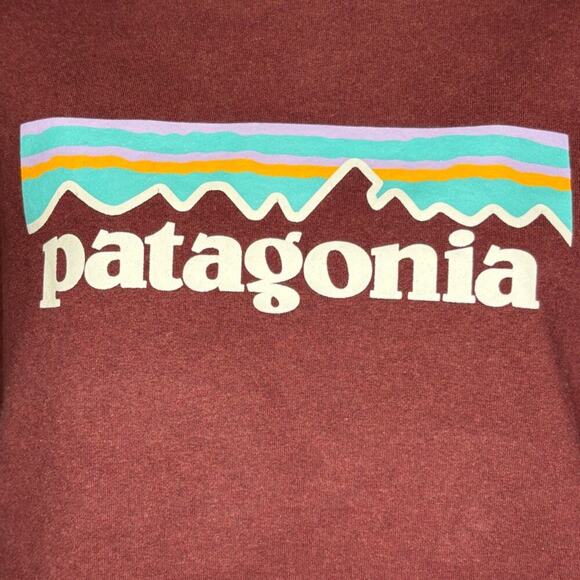 Patagonia Reg Fit Uprisal Hoody Casual Gorpcore Burgundy Maroon Womens Sz S - Picture 3 of 6
